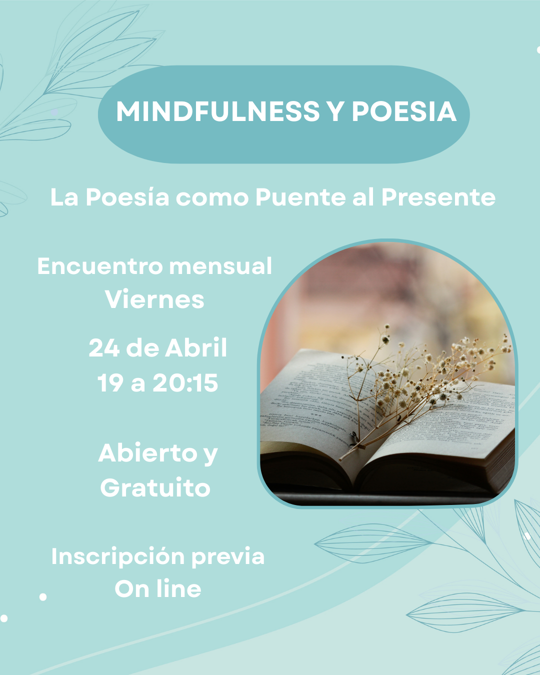 Mindfulness y Poesía Mindfulness y Poesía